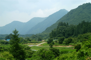 天栄村の風景